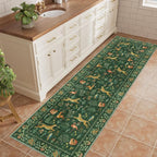 DUKINO 2x6 Runner Rug, Washable Animal Kitchen Rugs Non Slip, Low Pile - Image 3