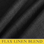 NICETOWN Vintage Rod Pocket Flax Thermal Curtains, 100% Blackout Curtains 84" - Image 9