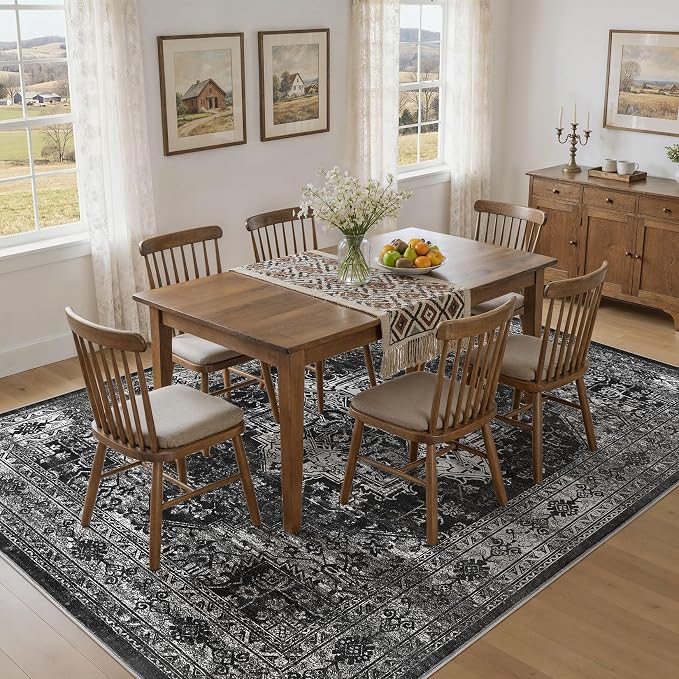 UERMEI 10x14 Area Rug Living Room Rugs - Image 5