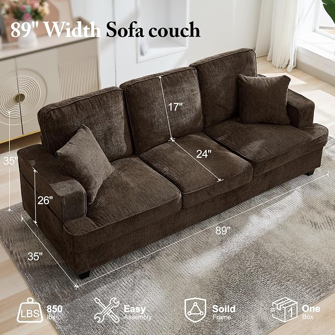 Korser 89" Couches for Living Room - Image 2