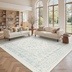 8x10 Area Rugs for Living Room, Large Washable Rug, Dining Room, Low Pile - Image 3
