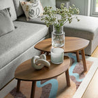 Area Rug 4x6 Orange Rug Washable Rugs Non Slip Low Pile Small Carpet - Image 6