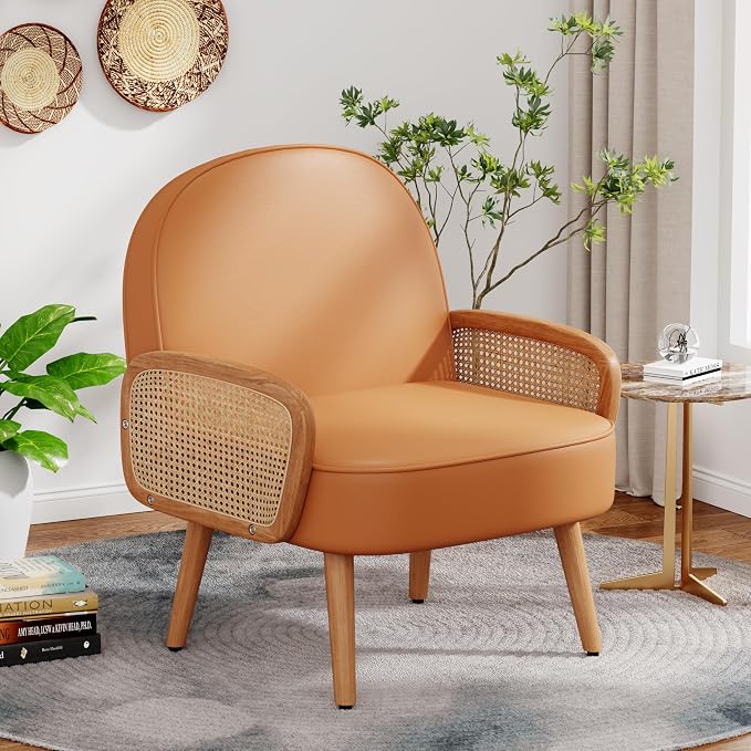 Aklaus Mid Century Modern Accent Chair Armchair by AKLAUSHomeFurniture