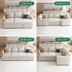 HONBAY Single Seat for Modular Sectional Sleeper Sofa - Image 6