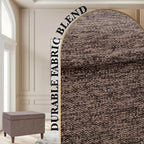 HomePop Home Decor | Dinah Collection Modern Storage Ottoman | Ottoman - Image 5