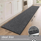 BEQHAUSE Kitchen Runner Rugs 31"x120", Kitchen Mats - Image 2