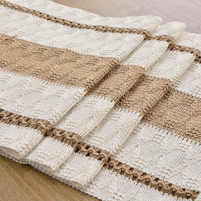 FEXIA Boho Table Runner for Hoilday Spring Home Decor - Image 5