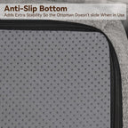 Large Boneless Ottoman, Upholstered Cloud Ottomans - Image 4