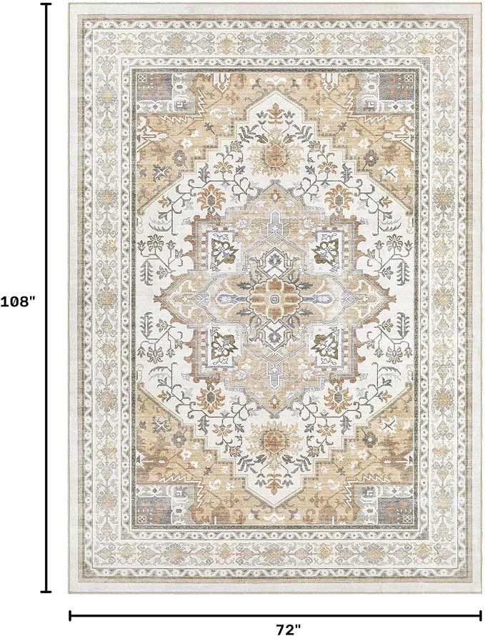 UERMEI 6x9 Area Rug for Living Room - Image 2
