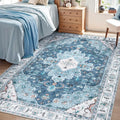 SERISSA 4x6 Washable Non Slip Boho Area Rug by SERISSAHomeDecorCollection