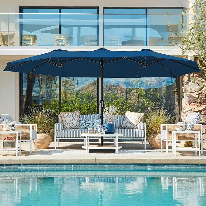 SUPERJARE 15FT Outdoor Patio Umbrella - Image 9