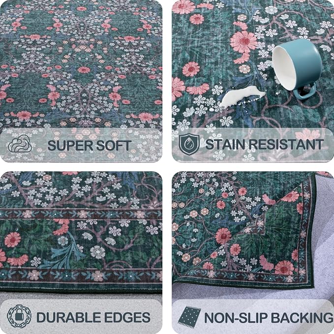 Washable 2'6" x 8' Runners for Hallways, Non Slip Long Floor Runner for Kitchen - Image 7