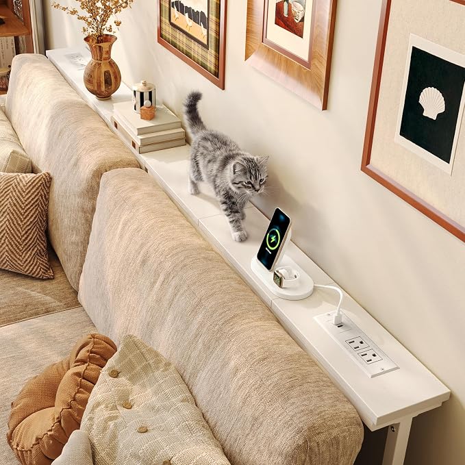 Huuger 78.7 Inch Behind Couch Table - Image 3