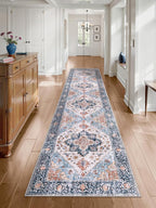 SERISSA 2'6"x12' Washable Non Slip Boho Runner Rug by SERISSAHomeDecorCollection