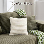 108" Boneless Couch, L-Shaped Modular Sectional Sofa - Image 6