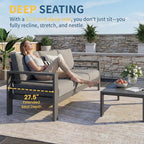 Solaste Aluminum Patio Furniture Set - Image 6
