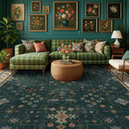 Vintage 8x12 Large Area Rugs for Living Room - Image 8