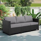 Rattan Star Patio Furniture Outdoor Couch Wicker Outdoor Furniture Patio Couch - Image 4