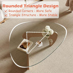 Modern Coffee Table for Living Room and Small Spaces, 43.3" x 29.5" x 15.8" - Image 6