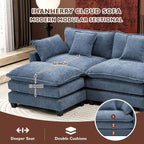 Ihanherry 77" L Shaped Modern Sofa Modular Sectional Cloud Couch - Image 3