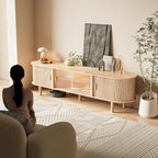 70" Fluted TV Stand with LED Lights - Image 8