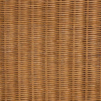 Bali & pari Oteria Bohemian Light Honey Scalloped Rattan Console Table - Image 8