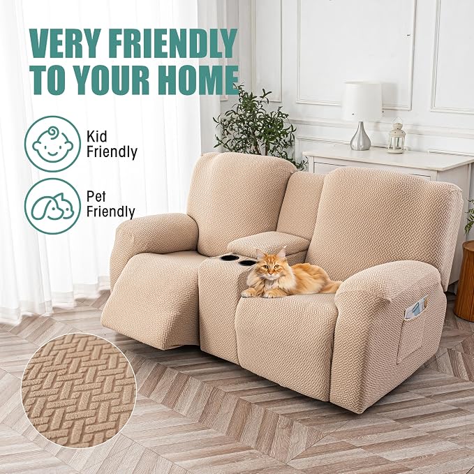 Genina Recliner Loveseat Covers - Image 3