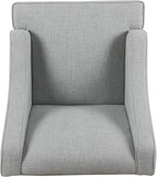 HomePop Swoop Arm Living-Room-Chairs, Soft Dove Gray - Image 6