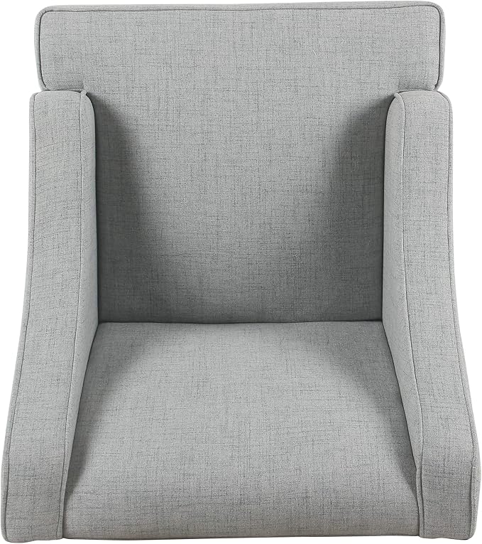 HomePop Swoop Arm Living-Room-Chairs, Soft Dove Gray - Image 6