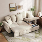 LINSY HOME 90.5'' Sectional Sleeper Sofa by LINSYHOME