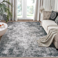 Aelenmu 6x9 Area Rugs for Living Room Bedroom Dining Room Washable Black | Soft by Aelenmu