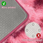 Tie-Dyed Red 3x10 Machine Washable Runner Rugs - Image 4