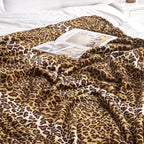 Edenleaf Leopard Print Blanket Fleece Throw - Image 5