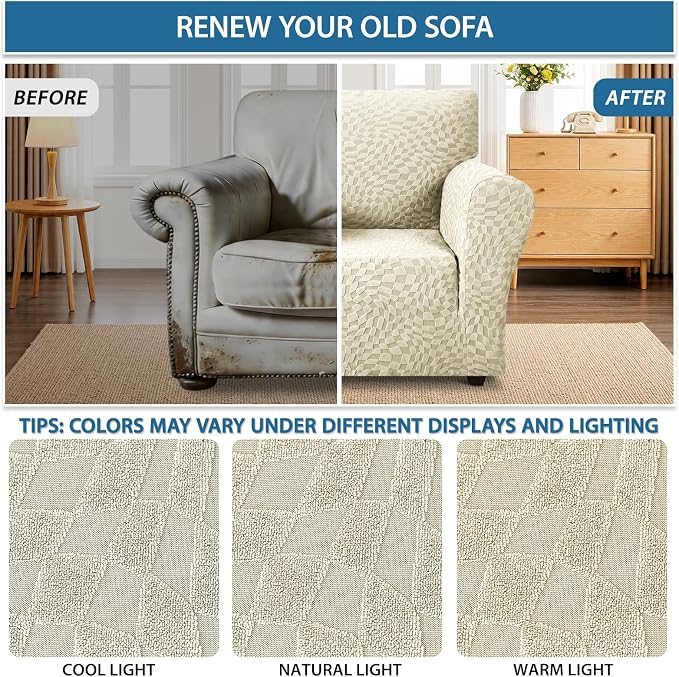 ZNSAYOTX 1 Piece Stretch Chair Cover - Image 5