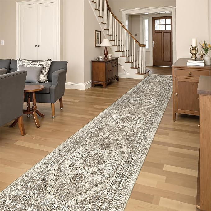 Washable Runner Rug 2.5x14, Long Kitchen Rugs Non-Slip, Soft Hallway Runner - Image 4