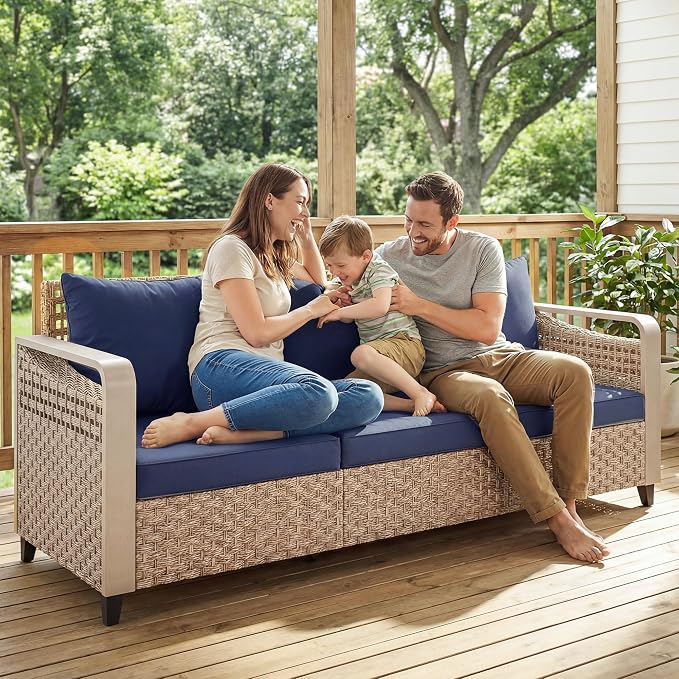 Outsunny Outdoor Patio Couch - Image 9