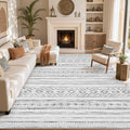 cotiled Boho 10x12 Area Rug for Living Room: Large Moroccan Washable Rug | by COTILED