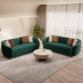 2-Piece Luxury Velvet Sofa Set for Living Room, Elegant Design Couch Set by yunqishiHOME
