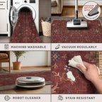2x6 Turkish Kitchen Runner Rugs Non Skid Washable - Image 4