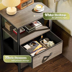 Huuger Night Stand Set of 2, Nightstand - Image 5