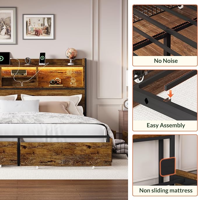 LARMACE King Size Bed Frame - Image 7