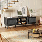 SUPERJARE TV Stand for 65 Inch TV, Entertainment Center - Image 5