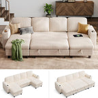 LINSY HOME Sectional Sleeper Sofa by LINSYHOME