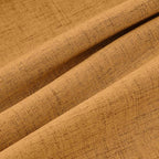 MIULEE Fall 100% Blackout Linen Curtains 42" x 84" Mustard Yellow 2 Panels | - Image 9