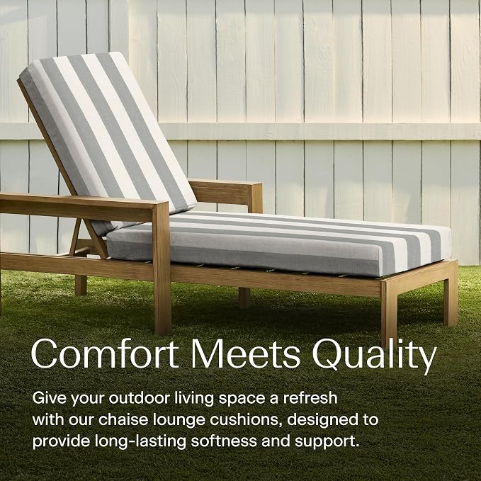 Honeycomb Outdoor Chaise Lounge Cushion - Image 3