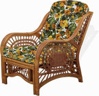 Malibu Lounge Living Accent Armchair Natural Rattan Wicker Handmade Design - Image 5