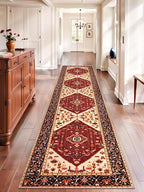 SERISSA 2'6"x12' Washable Non Slip Boho Runner Rug by SERISSAHomeDecorCollection