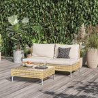 Grand patio 3-Piece Wicker Patio Furniture Set, Outdoor Sectional Sofa - Image 9