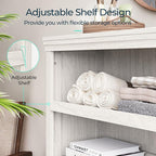 LINSY HOME 3-Tier Bookcase, Small Bookshelf Wood Display Storage Shelves - Image 6