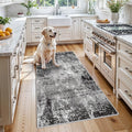 3x5 Washable Entryway Rug – Non-Slip Rubber Backed Small Area Rug by BYYVOORugsforYourHome